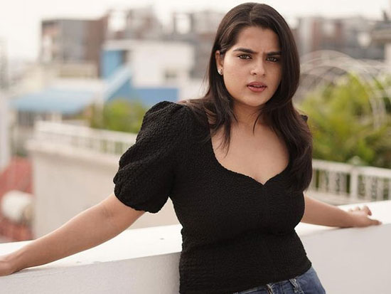 Gorgeous Looks Of Kavya Kalyanram In Black Top